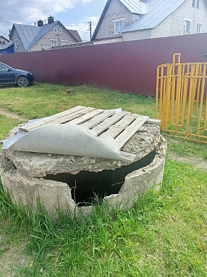 Жительница Кохмы обеспокоена состоянием опасного колодца на Ясной улице